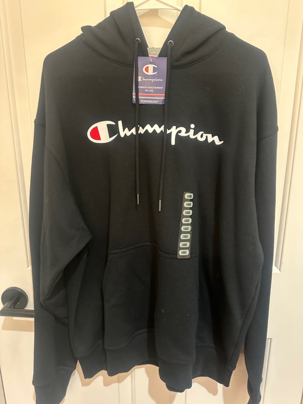 New with tags. Champion sweatshirt men’s Large.